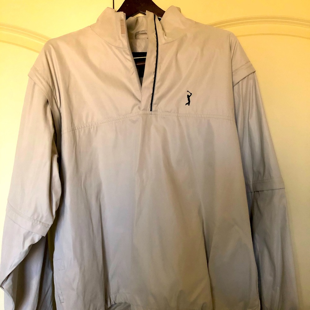 PGA Tour Men’s Golf Windshirt 1/4 Zip Tan